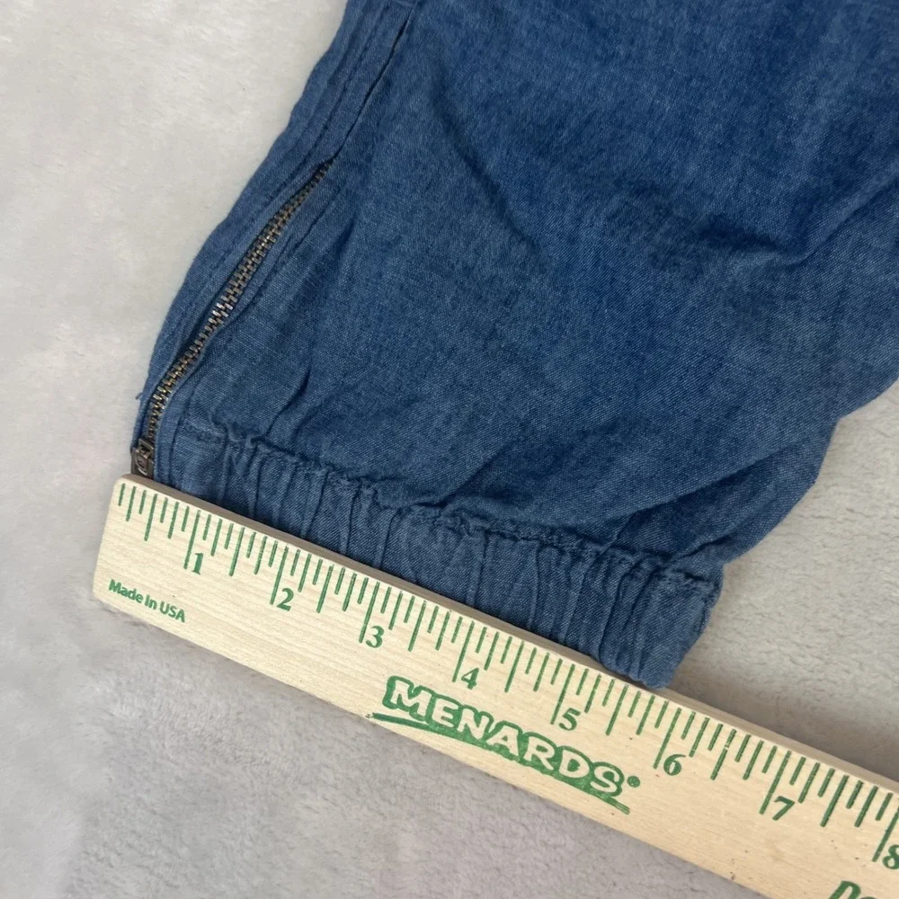Polo Ralph Lauren Pants Mens Large Blue Cargo Jogger Cotton Pull On Comfort